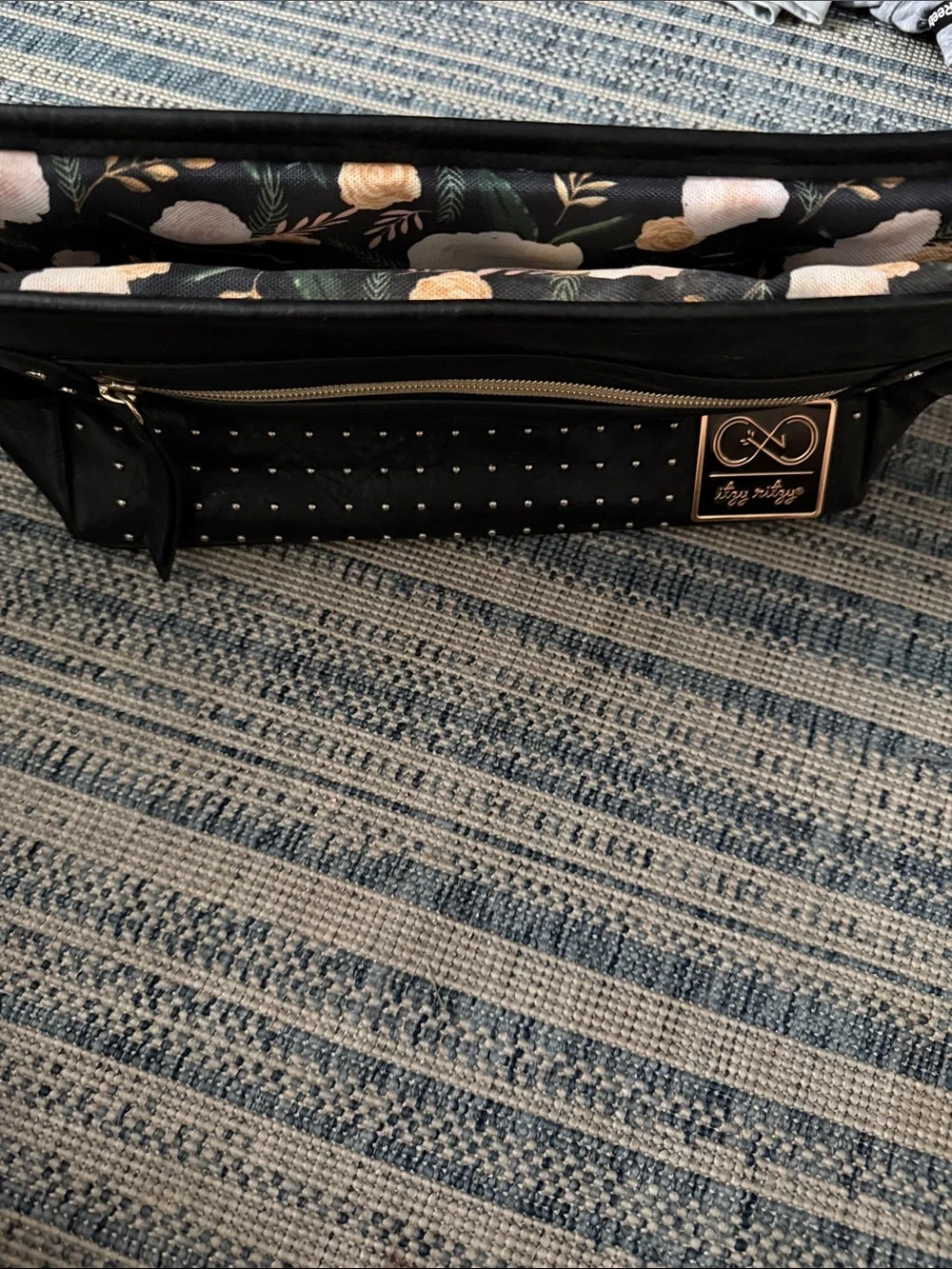 Itzy Ritzy Black Stroller Bag